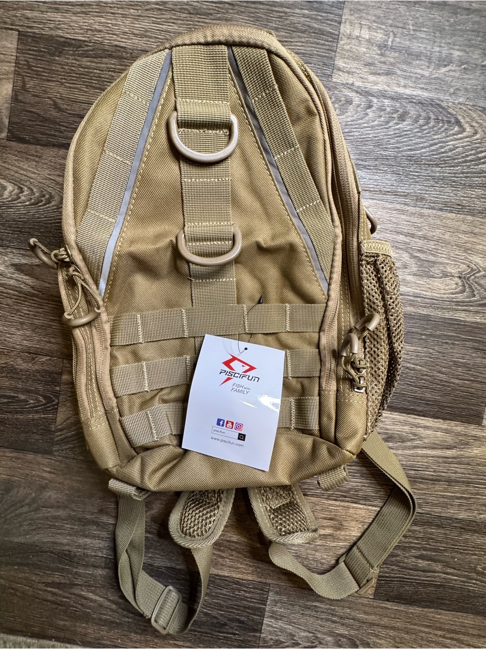 Men's Tactical Sling Bag in Tan